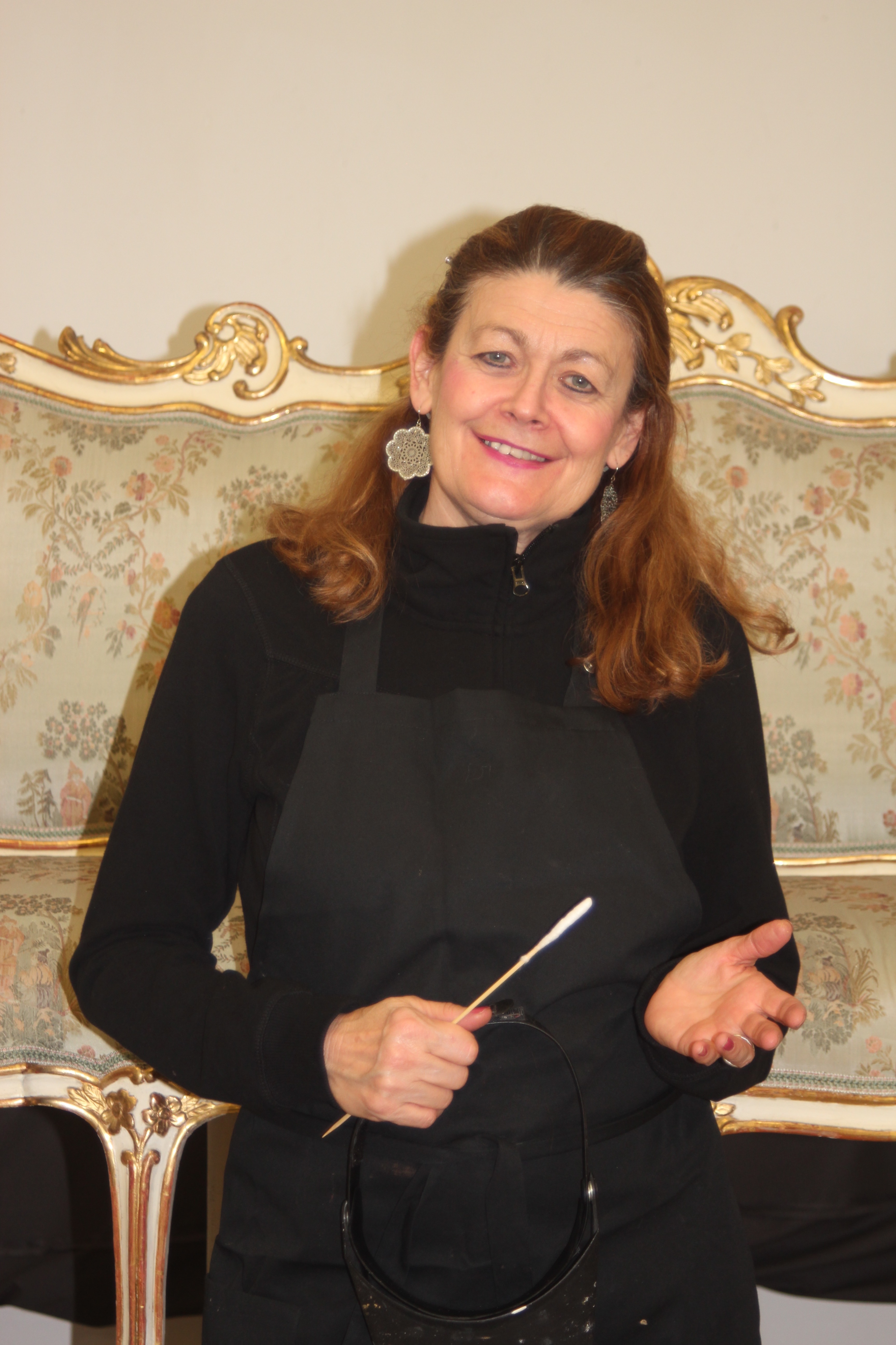 Astrid Mendes im Atelier