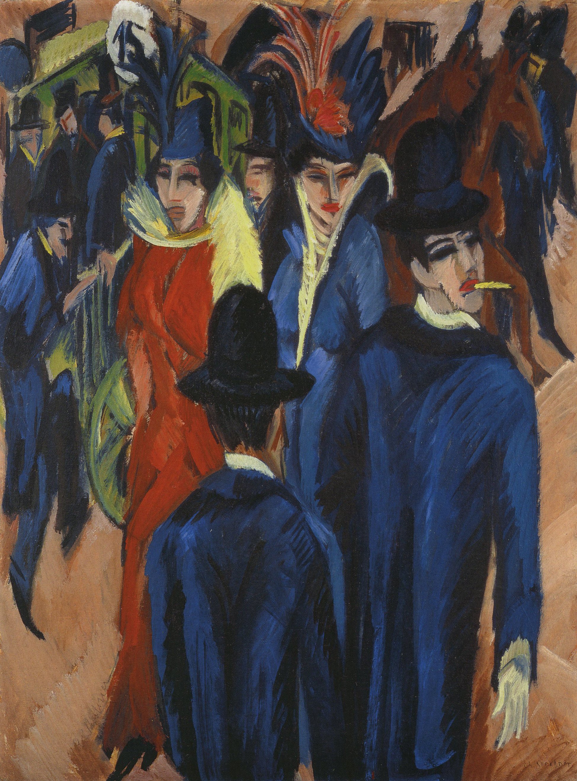 Ernst Ludwig Kirchner, Die Straßenszene