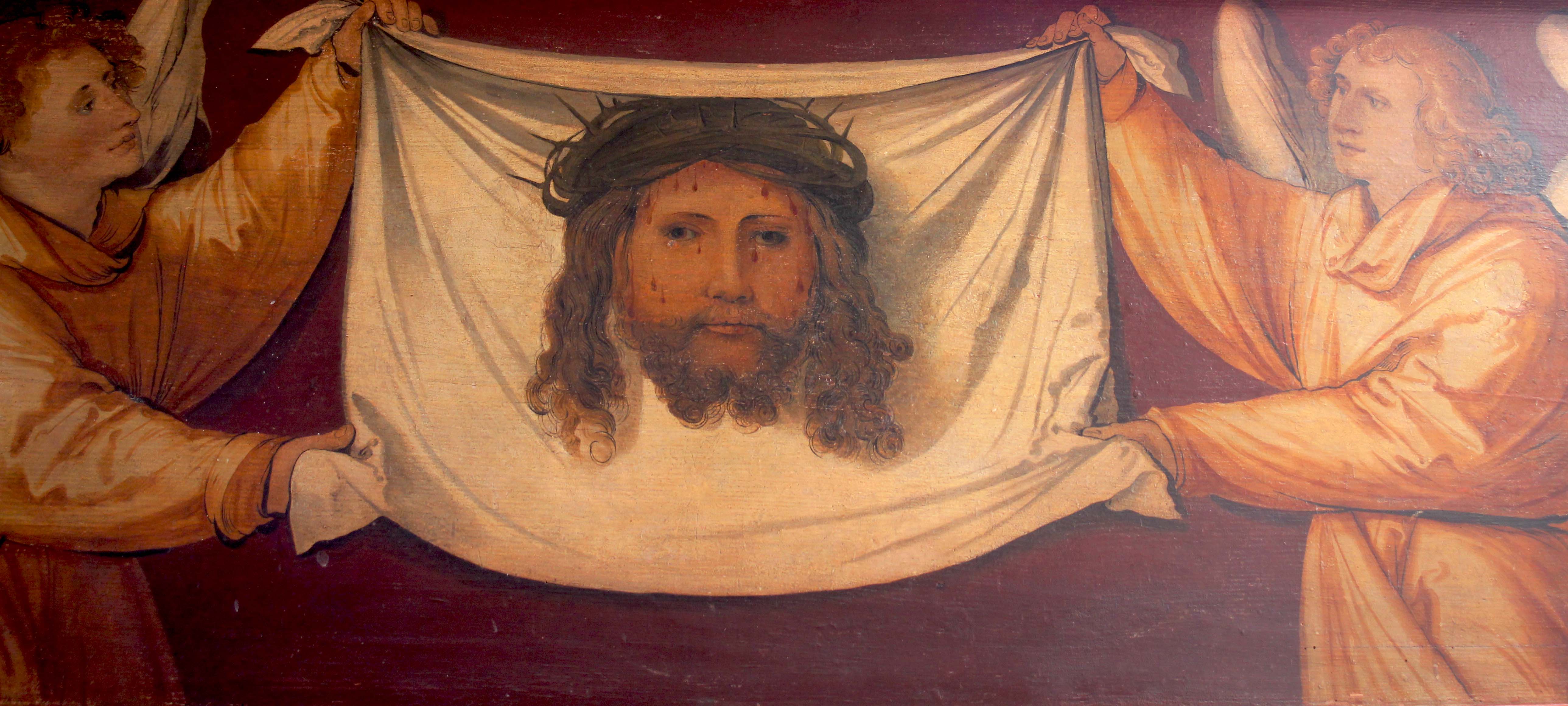 Christusporträt, Detail